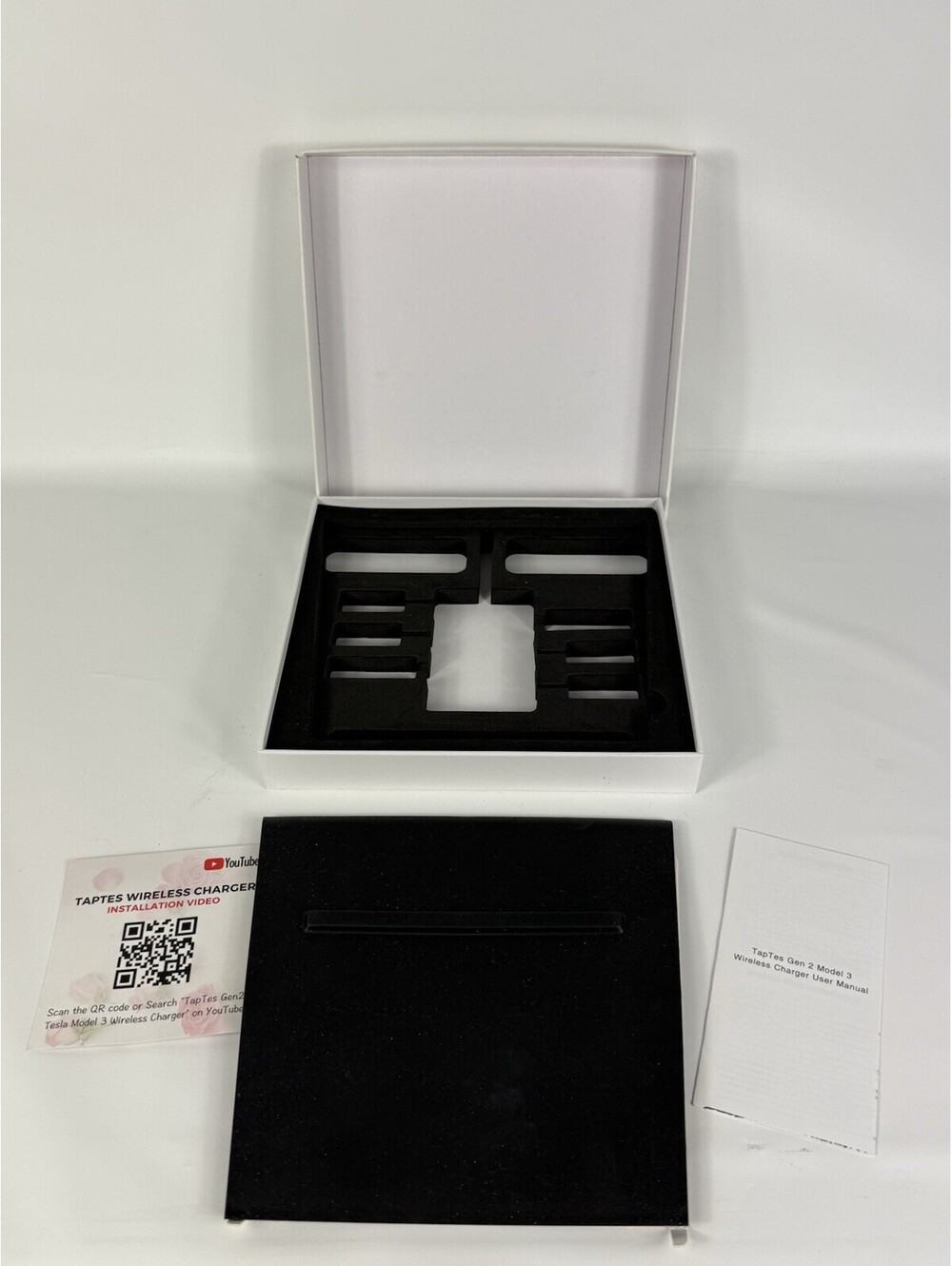 TAPTES Wireless Dual Phone Charger for Tesla Model 3 (PAD ONLY
